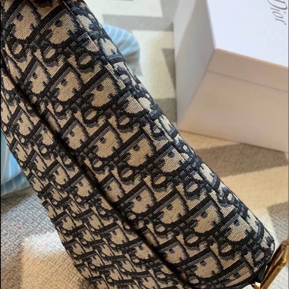SOLD❤️Authentic💯 Dior Saddle Bag in blue medium - Picture 3 of 8